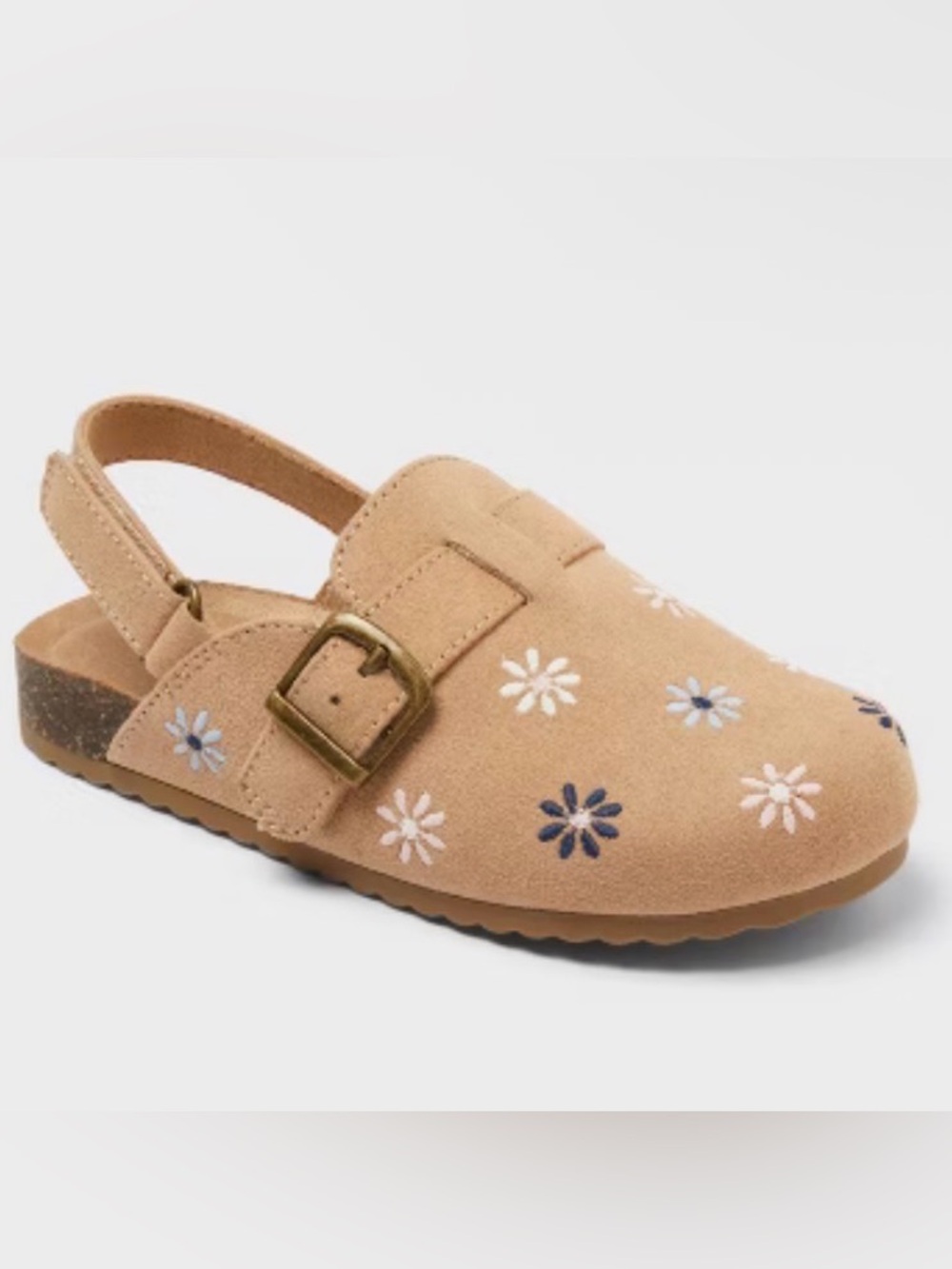 Toddler Girls' Kimora Embroidered
Clogs - Cat & Jack™™ Tan